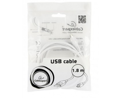 Кабель Cablexpert CCP-mUSB2-AMBM-6 USB 2.0 A male Micro-B male, 1,8 м, чорний