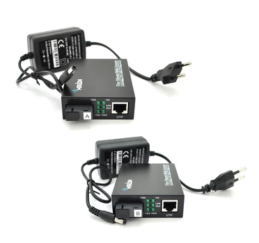 Медиаконвертер пара Merlion MC1000M (A+B) RTL8213 1310/1550nm, 1000Mbit, WDM, 20 km