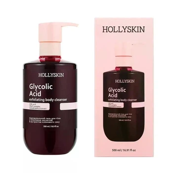Відлущувальний гель HOLLYSKIN для тіла Glycolic Acid, 250 мл