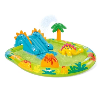 Водный игровой центр Intex Little Dino 57166NP с горкой и разбрызгивателем 191×152×58 см