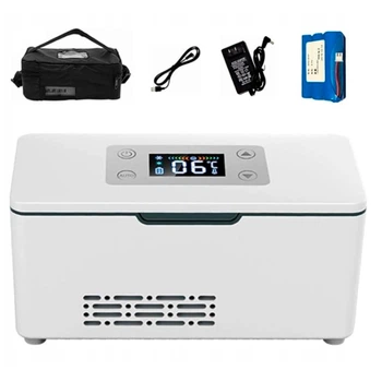 Мини холодильник Coolbox CL-А09 для лекарств, инсулина Аккумуляторный 10200 мАч + сумка чехол Портативный