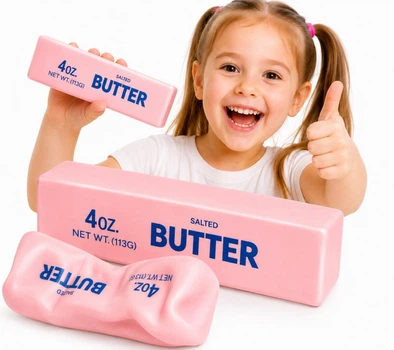 Сквіш антистрес Масло Butter ароматизований 13 см | Squishy Вершкове Масло, м'яка іграшка-антистрес з запахом, slow rise, в асортименті