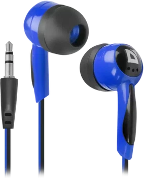 Наушники Defender Basic 604, Black/Blue (63608)