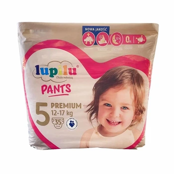 Підгузки-трусики Lupilu Premium Pants Розмір 5 (12-17 кг) 35 шт