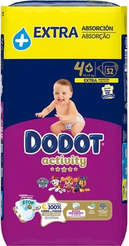 Pieluchy Dodot Activity Extra Rozmiar 4 10-15 kg 52 szt (4015400930891)