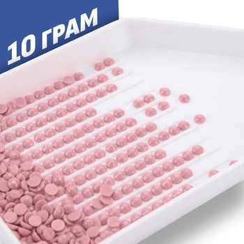 Стразы для Мозаики Round SHLab (10 грамм) Light Pink (44837-75)
