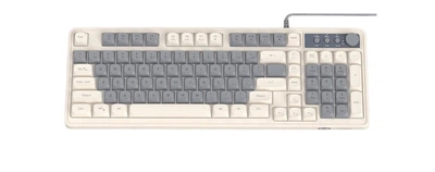 Комплект проводной MageGee GK980 USB Beige Grey