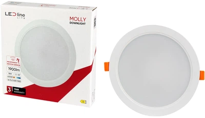 Стельовий світильник LED line Molly 18 Вт Білий