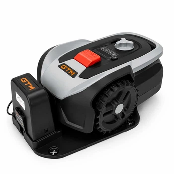 Газонокосарка-робот GTM RLM500/16W 500 кв.м із зарядною станцією та комплектом для встановлення