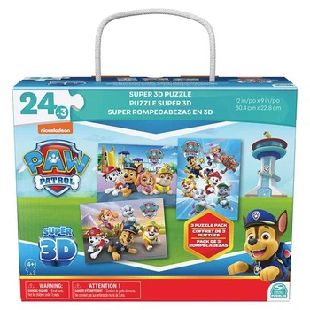 Набор пазлов 3 в 1 Spin Master Щенячий патруль Супер 3D (SM98351/6066807)