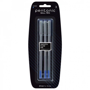 Ручка кулькова LINC Pentonic 1,0 мм 3шт синя