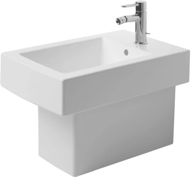 Підлогове біде DURAVIT VERO, окремостоячий, прямокутна