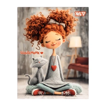 Школьный дневник "Yes" /911733/ интегральный Curly Girl