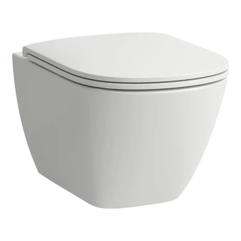 Унітаз підвісний LUA Rimless Silent Flush 52 см з кришкою soft-close H8660820000001 LAUFEN
