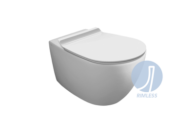Унітаз підвісний Vignoni Rimless VI18 з кришкою soft-close VI18-F85-VI004 SIMAS