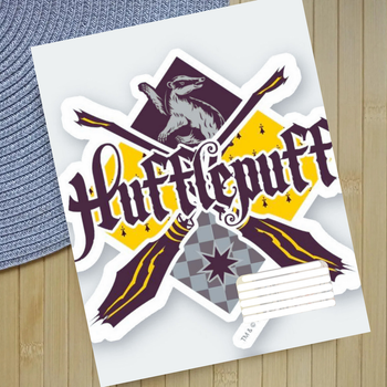 Тетрадь Гарри Поттер Пуффендуй Harry Potter Hufflepuff клетка 18 листов (30922)