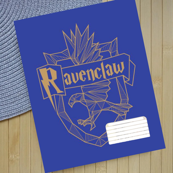 Тетрадь Гарри Поттер Рейвенклов Harry Potter Ravenclaw линия 18 листов (30909)