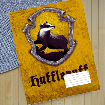 Тетрадь Гарри Поттер Пуффендуй Harry Potter Hufflepuff линия 18 листов (30936)