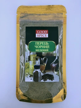 Перець черный молотый 60 г Good spice