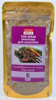 Шашлик азербайджанський тіке кебаб, приправа для шашлыка 50 г Good spice