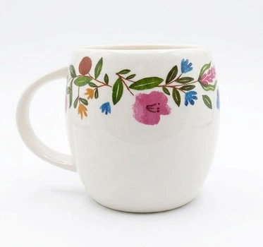 Чашка від IDEAL Ceramic серія "Блакитна квітка", 380 мл