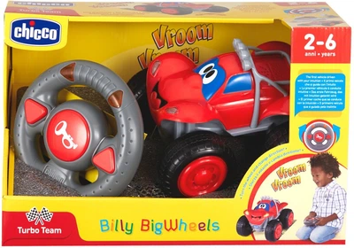 Машинка на радіокеруванні Chicco Turbo Team BILLY Червона (8003670912484)