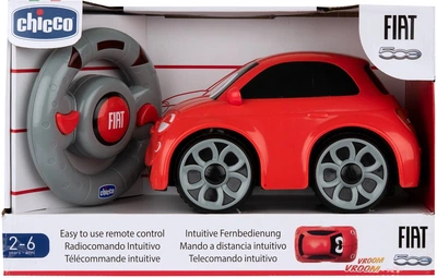Машинка на радіокеруванні Chicco FIAT 500 Червона (8058664162451)