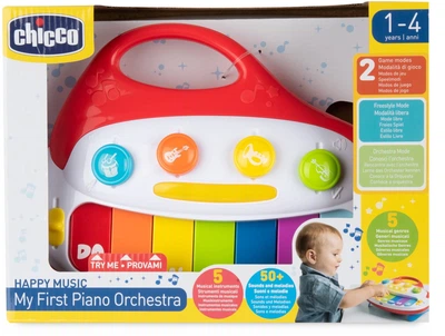 Інтерактивна іграшка Chicco Happy Musik Моє перше піаніно (8058664178100)