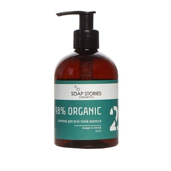 GREEN Шампунь чоловічий Soap Stories 98% ORGANIC