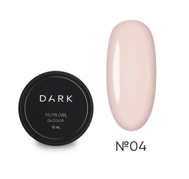 Гель для ногтей более густой Dark Iron Gel №04 15 мл