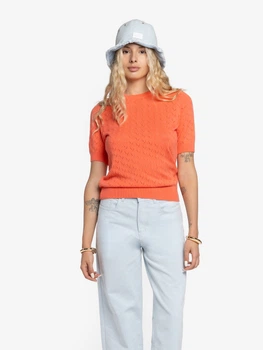 Джемпер жіночий Arber Crew-neck SS W2 WTR-180 S помаранчевий (W09.57.37.623)