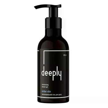 Зволожувальний гель Deeply для душу Amber Vibe Moisturizing Shower Gel 300 мл