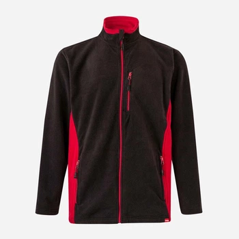 Толстовка на флисе, на молнии мужская Velilla 201504_00/12 S Black/Red (8434455375826)