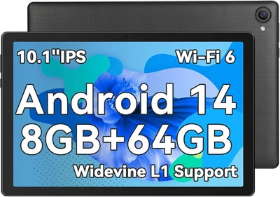Планшет 10.1'' Whitedeer С10 3+5/64Gb 8 ядер Android 14 Черный (102177146) - Уценка