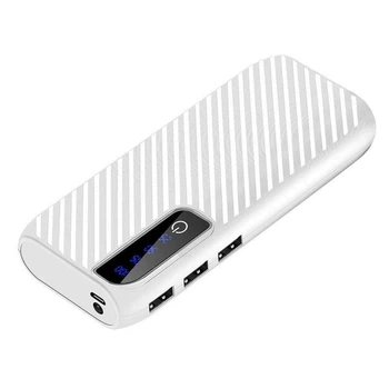 Павер банк Power Bank Fashion 50000 mAh, LED-дисплей, 3 USB-выхода Белый (LM-122-3053B)