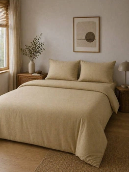 Простирадло SoundSleep 120113167 220х240 см бязь бежевий