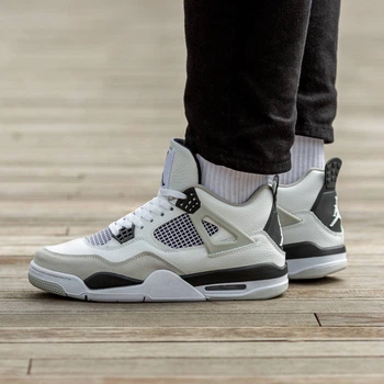 Кросівки жіночі Air Jordan Retro 4 Military Black 36 (1146-788996)