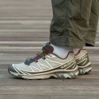 Кросівки жіночі Salomon Xt-6 Gore-Tex Beige Brown 42 (1911-1225494)