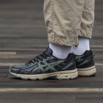 Кросівки чоловічі Asics Gel Venture 6 Black\Grey\Beige 38 (1323-646066)