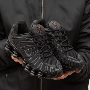 Кросівки чоловічі Shox TL BLACK RED 45 (2132-1070849)