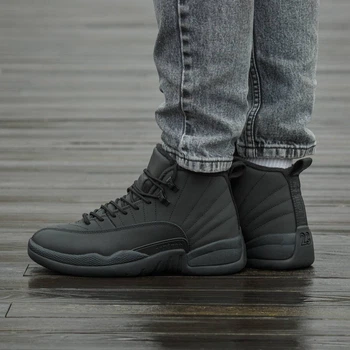 Кросівки чоловічі Air Jordan Retro 12 Black 44 (2596-1447569)