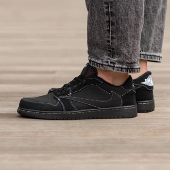 Кросівки жіночі Air Jordan Retro 1 Low x Travis Scott OG Black Phantom 36 (1347-620545)