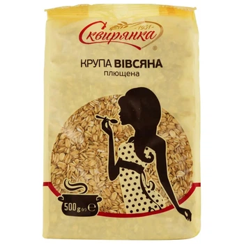 Крупа вівсяна плющена Сквирянка 500 г