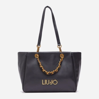 Torebka shopper damska Liu Jo AA6117E0958 22222 Czarna (800070353988)