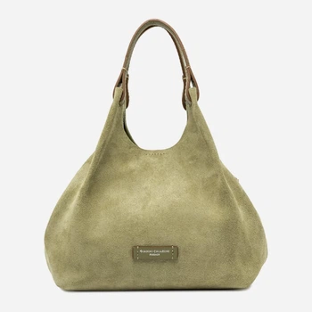 Сумка жіноча з натуральної шкіри середня Gianni Chiarini Dua BS 9779 CM-PL 14366 Зелена (800070354441)
