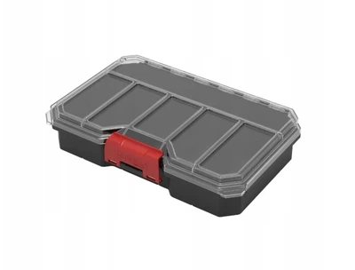 Органайзер Qbrick System Regular Compact M 220x145x47 мм пластик черный 6 секций