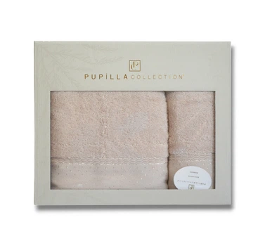 Набор бамбуковых полотенец Pupilla Olips 2 шт. Pudra