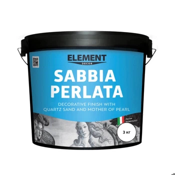 Декоративное покрытие ELEMENT Decor Sabbia Perlata 3 кг