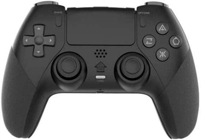 Беспроводной геймпад T-29 Black для PS4 / Pro / Slim с макро-кнопками, гироскопом и Turbo-режимом (Новый)