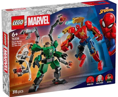 Конструктор LEGO Super Heroes Marvel Битва роботов: Человек-паук vs. Доктор Осьминог (76338)
